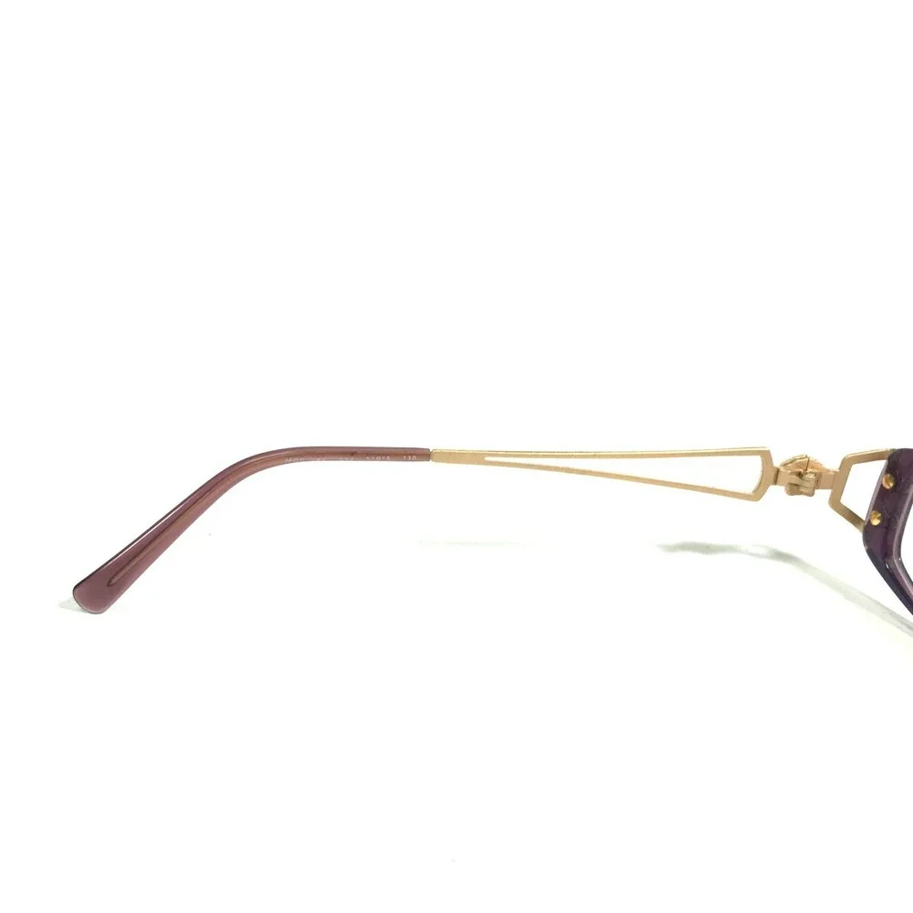 Versace MOD.V82 G52 Eyeglasses Frames Purple Gold Round Oval Full Rim 51-15-130